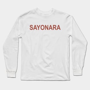 Hinamatsuri Hina Sayonara Long Sleeve T-Shirt